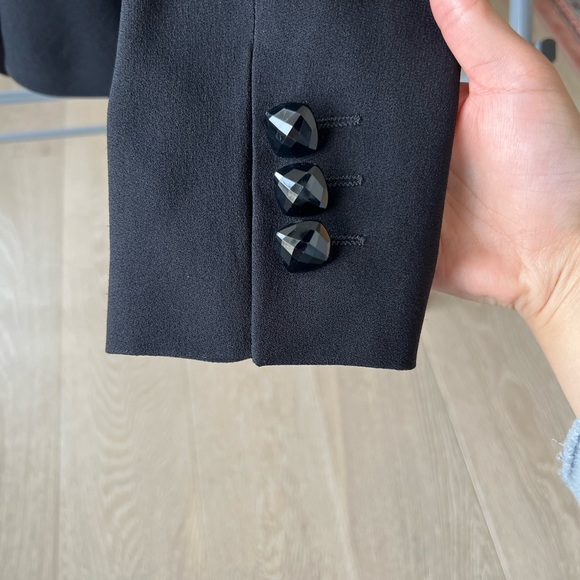 Armani black blazer with jewel buttons size 40 - Picture 6 of 10